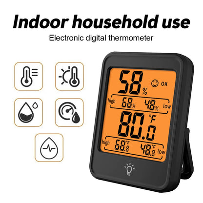 Digital Thermometer & Hygrometer (LCD Display)