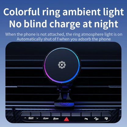 MagSafe Magnetic Wireless Car Charger – iPhone 12–16 Pro Max
