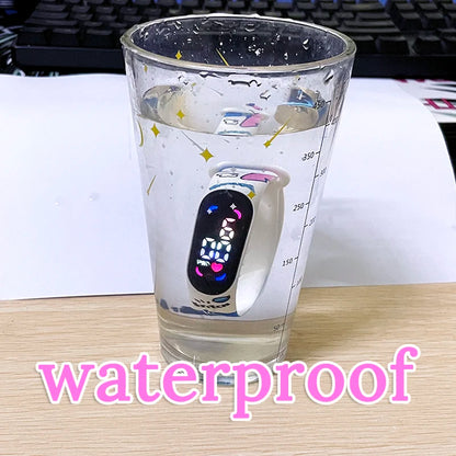 Kids LED Digital Touch Watch – Waterproof Sport Wristband