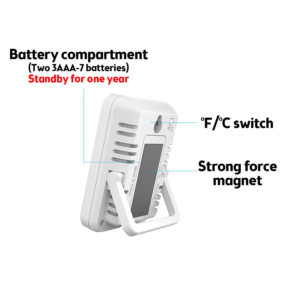 Digital Thermometer & Hygrometer (LCD Display)