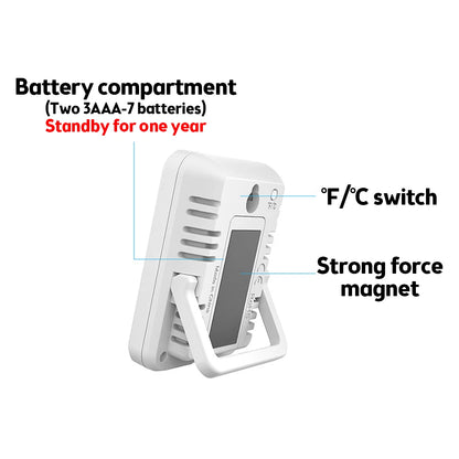 Digital Thermometer & Hygrometer (LCD Display)