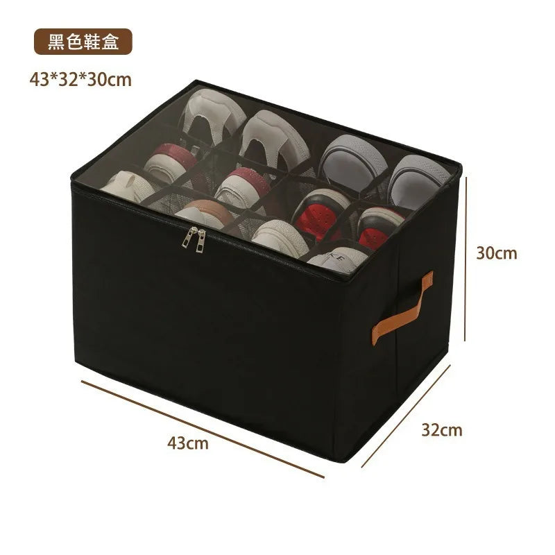 Foldable Shoe Storage Box Organizer – Under Bed