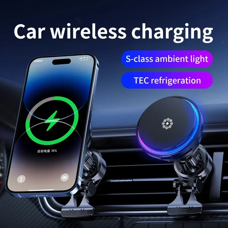 MagSafe Magnetic Wireless Car Charger – iPhone 12–16 Pro Max