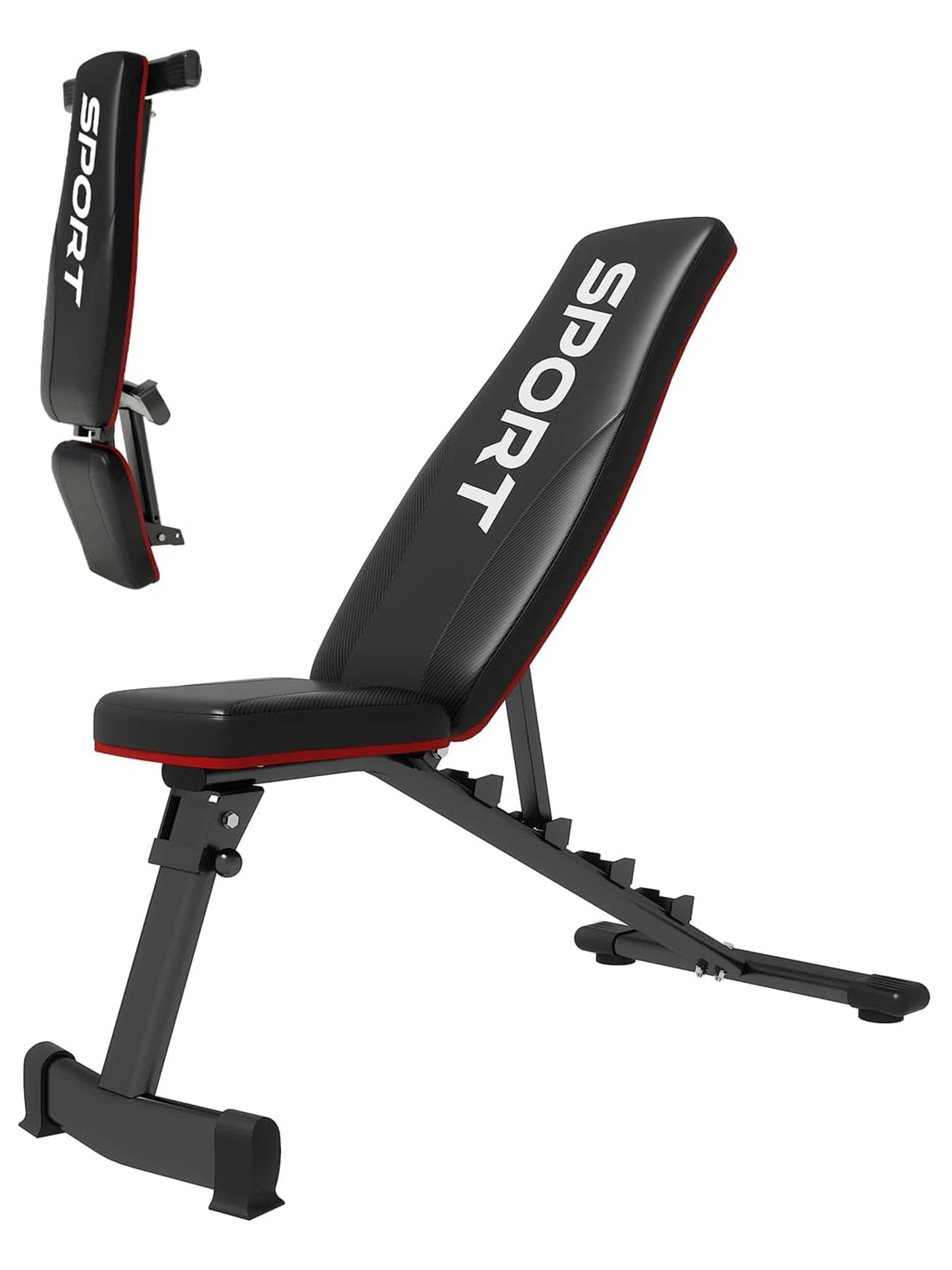 Foldable Incline Weight Bench – 5-Position Home Gym