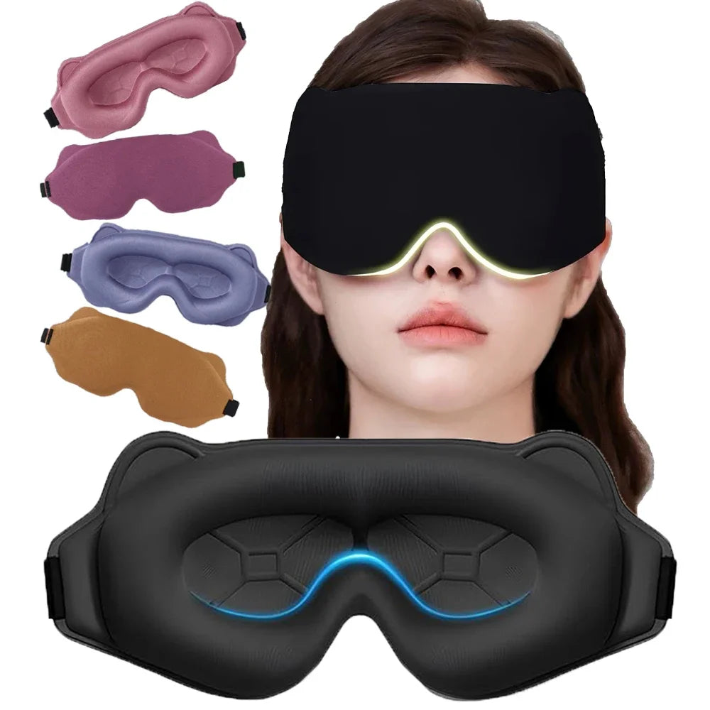Weighted Sleep Eye Mask for Side Sleepers