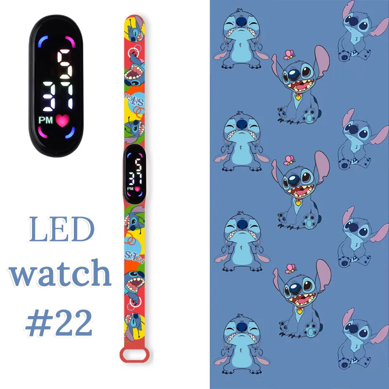 Kids LED Digital Touch Watch – Waterproof Sport Wristband
