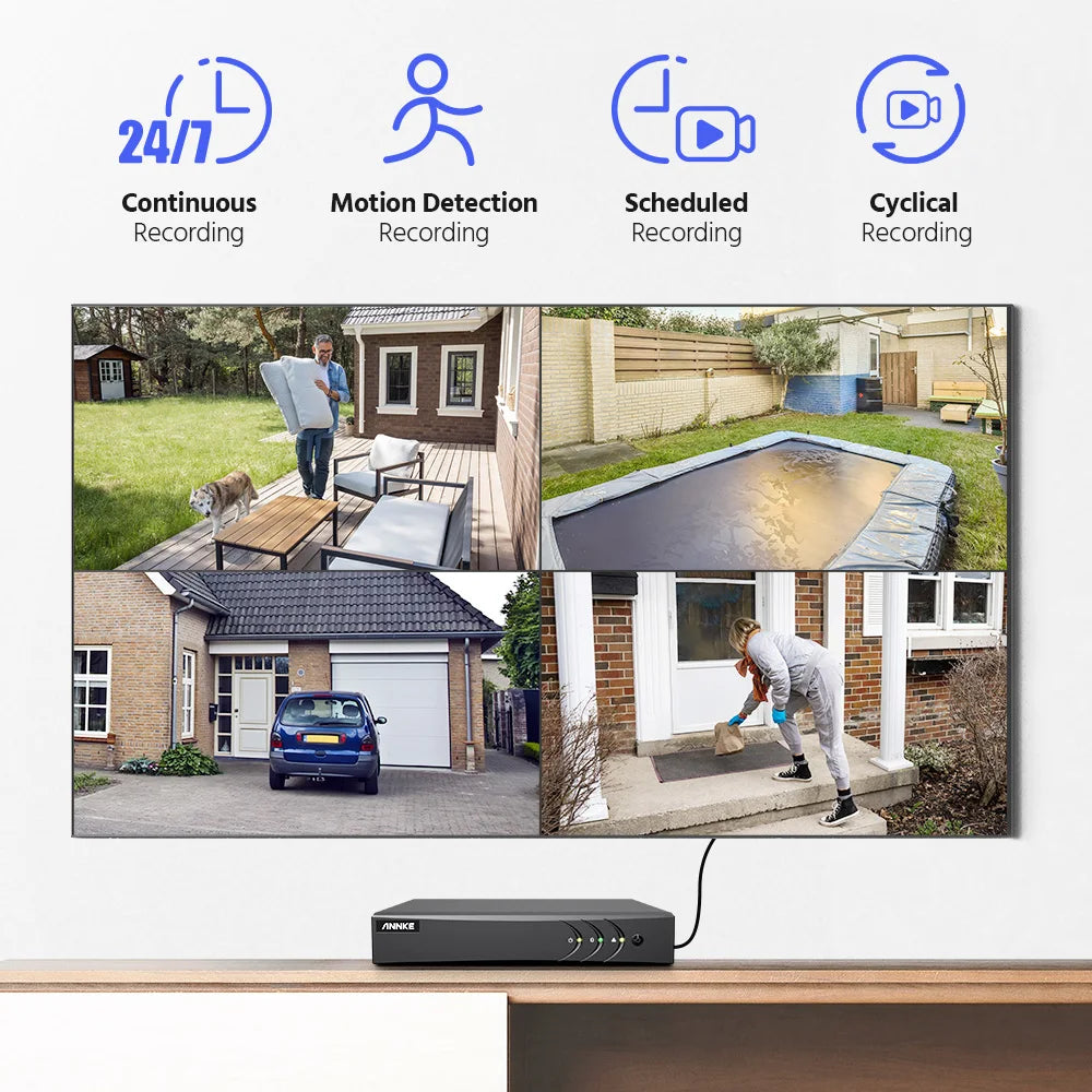 8-Channel 5MP HD CCTV Security System with Night Vision