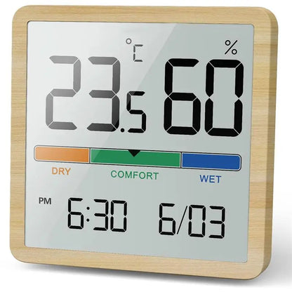 Indoor LCD Digital Thermometer & Hygrometer
