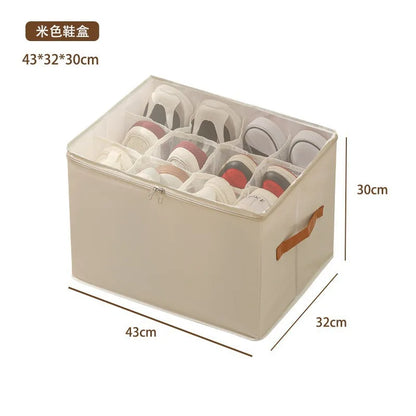 Foldable Shoe Storage Box Organizer – Under Bed