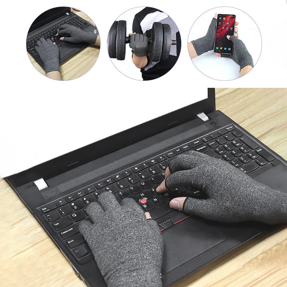 Compression Arthritis Gloves – Open Finger Pain Relief