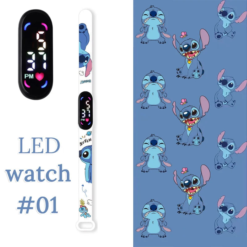 Kids LED Digital Touch Watch – Waterproof Sport Wristband