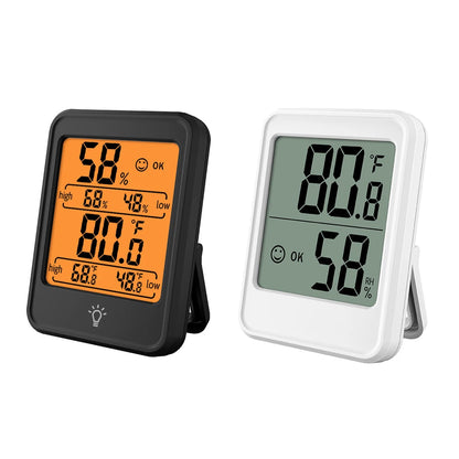 Digital Thermometer & Hygrometer (LCD Display)