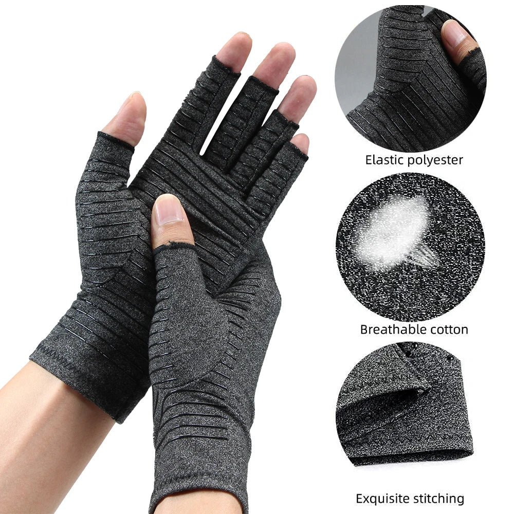 Compression Arthritis Gloves – Open Finger Pain Relief