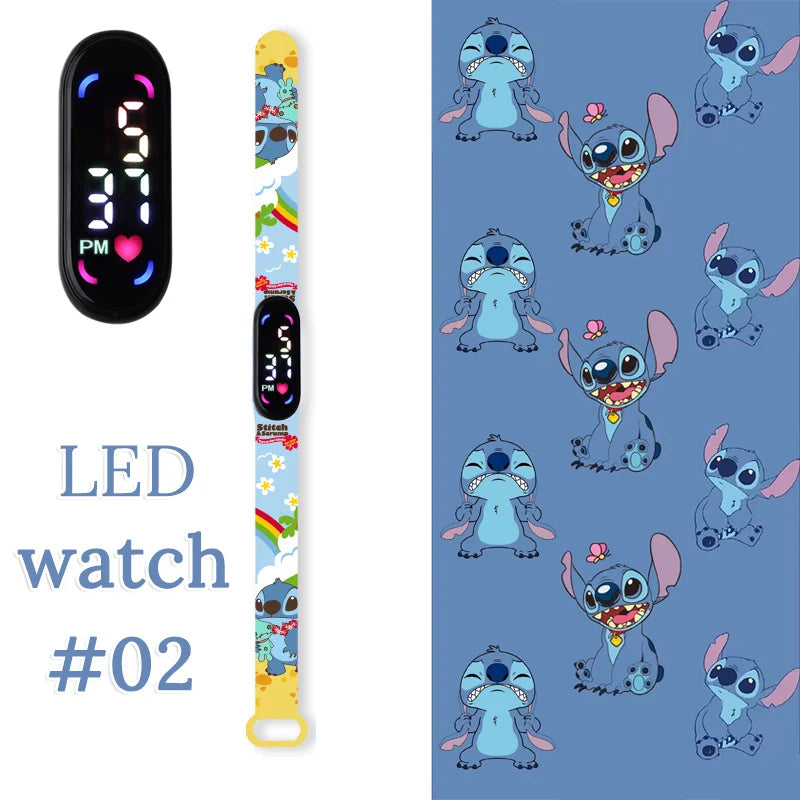 Kids LED Digital Touch Watch – Waterproof Sport Wristband