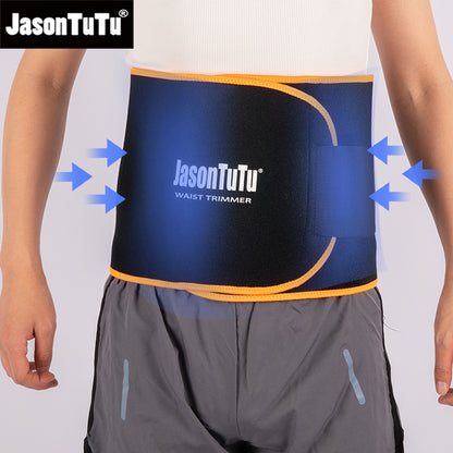 Waist Trimmer Sauna Ab Belt for Women & Men - Waist Trainer Stomach Wrap