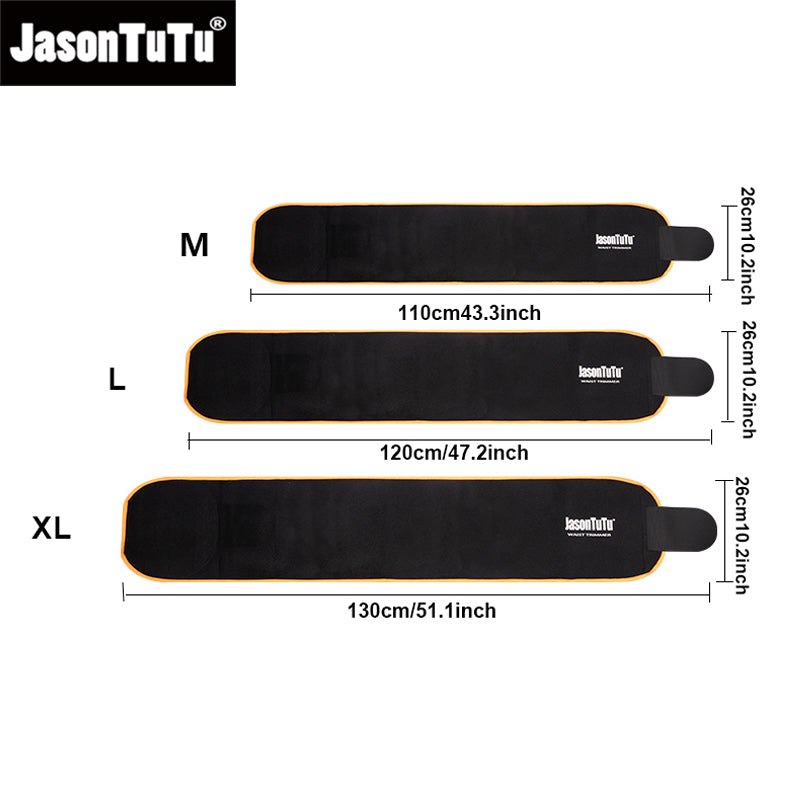 Waist Trimmer Sauna Ab Belt for Women & Men - Waist Trainer Stomach Wrap