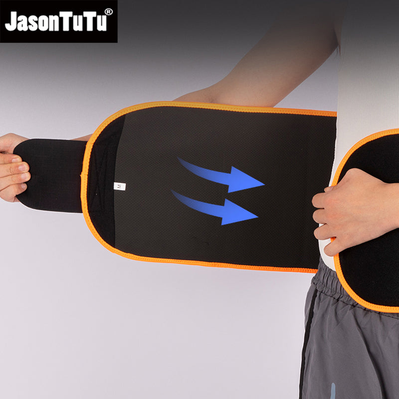 Waist Trimmer Sauna Ab Belt for Women & Men - Waist Trainer Stomach Wrap