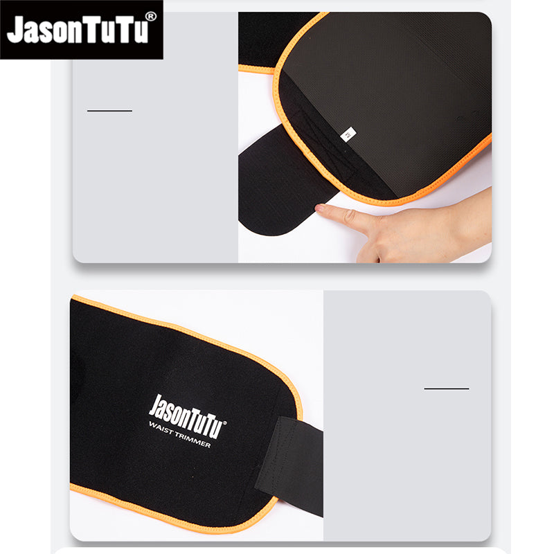 Waist Trimmer Sauna Ab Belt for Women & Men - Waist Trainer Stomach Wrap