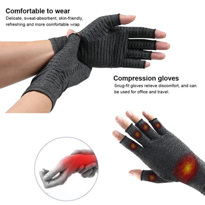Compression Arthritis Gloves – Open Finger Pain Relief