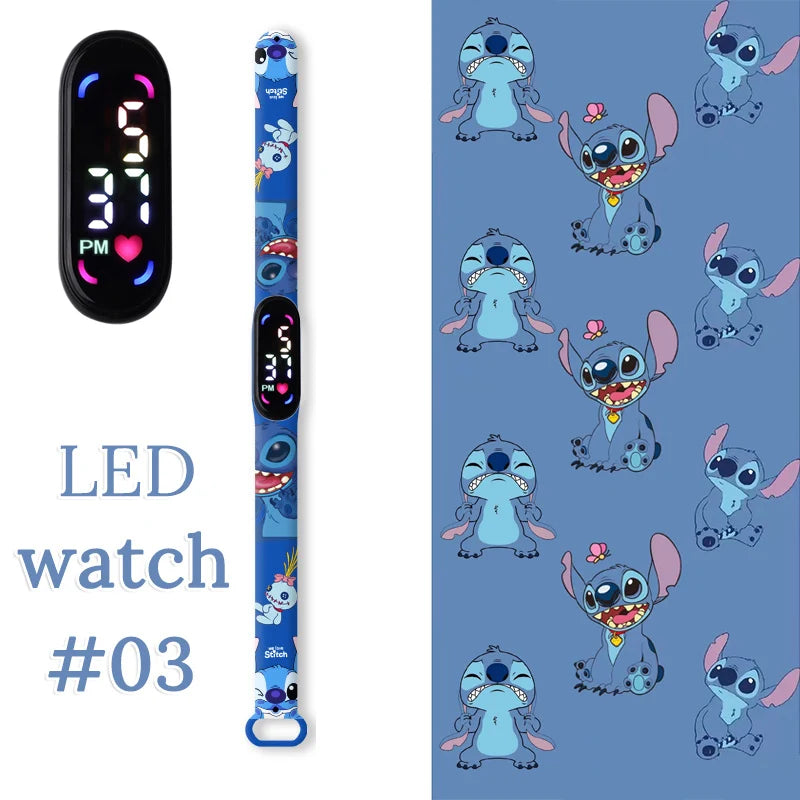 Kids LED Digital Touch Watch – Waterproof Sport Wristband