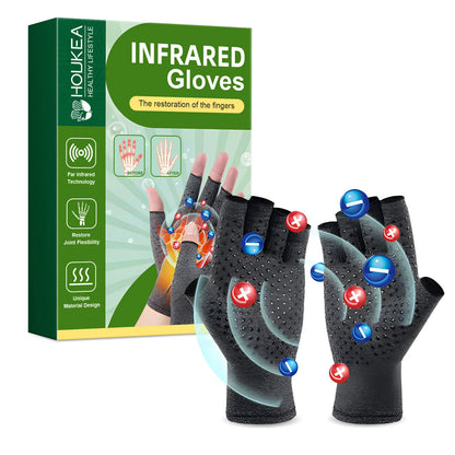 Compression Arthritis Gloves – Half Finger Wrist Support