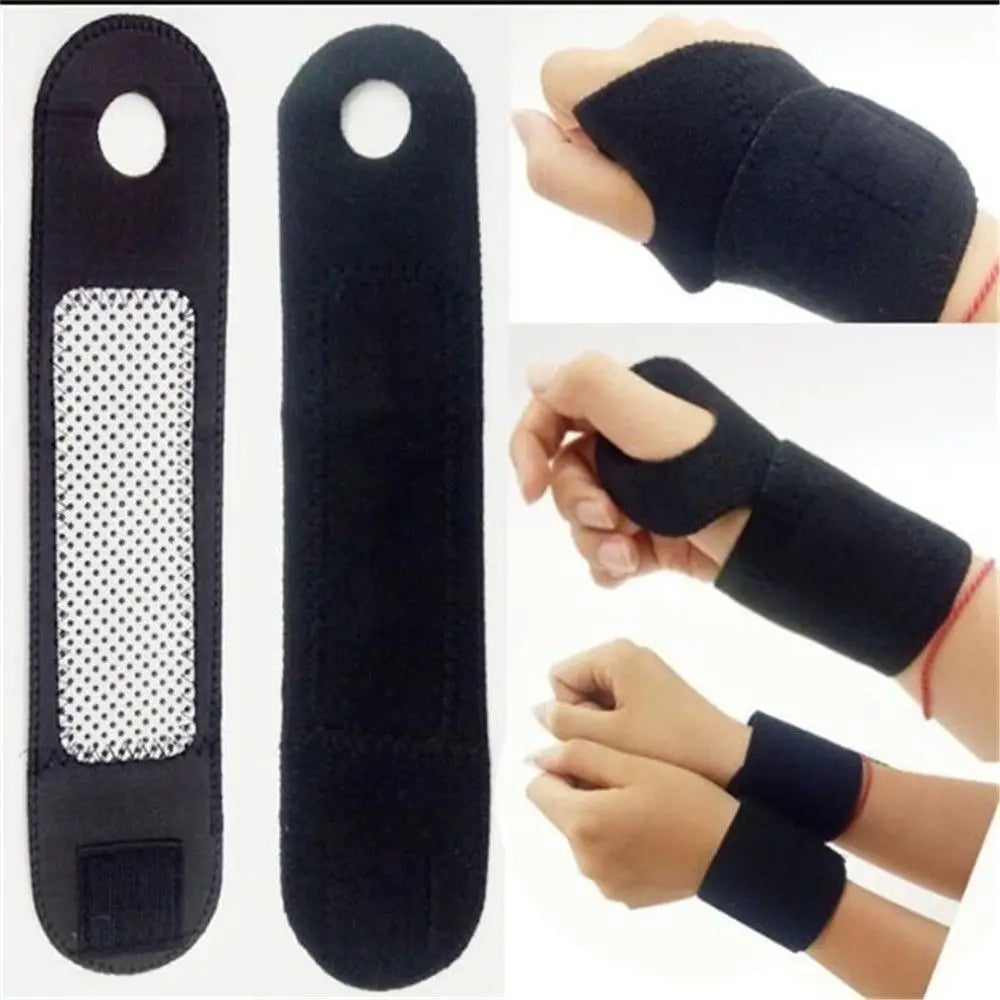 Tourmaline Self-Heating Wrist Brace – Magnetic Therapy
