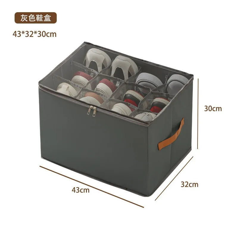 Foldable Shoe Storage Box Organizer – Under Bed