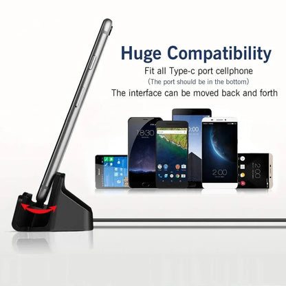 USB-C Desk Dock Charging Stand – iPhone & Samsung