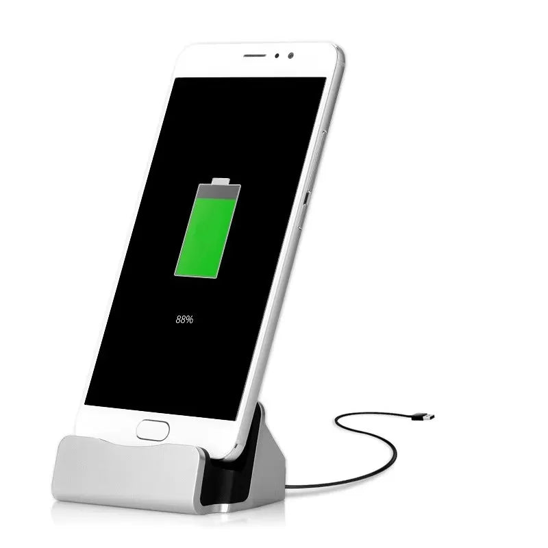 USB-C Desk Dock Charging Stand – iPhone & Samsung
