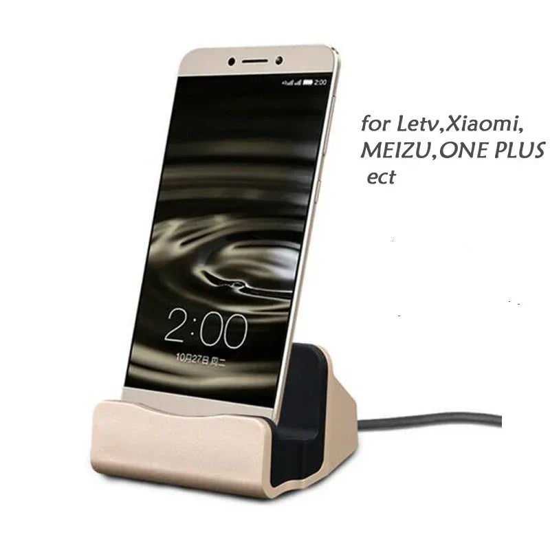 USB-C Desk Dock Charging Stand – iPhone & Samsung