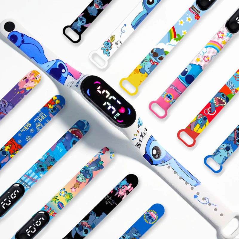 Kids LED Digital Touch Watch – Waterproof Sport Wristband