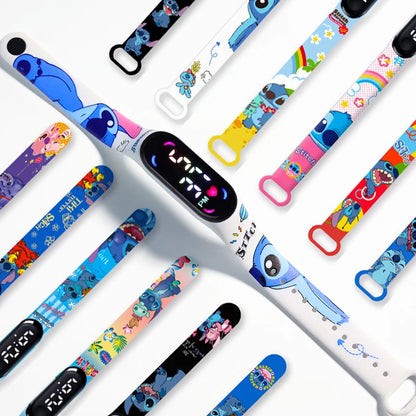 Kids LED Digital Touch Watch – Waterproof Sport Wristband