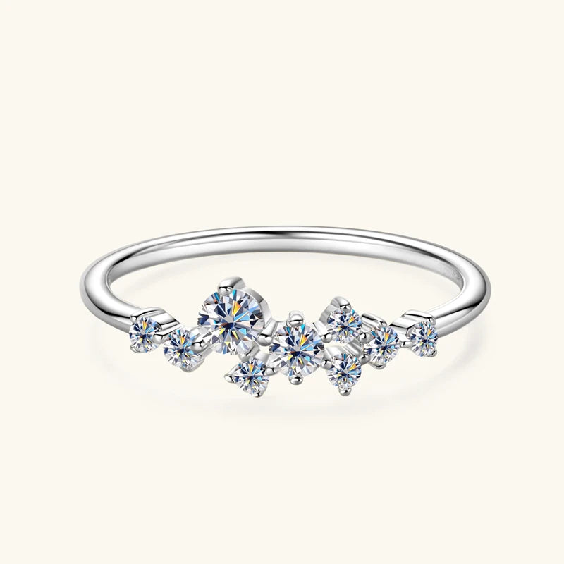 3mm&2.5mm&1.8mm&1.6mm Round Moissanite Diamond Rings for Women 2024 Silver 925 Original Certified Charm Accesories Fine Jewelry