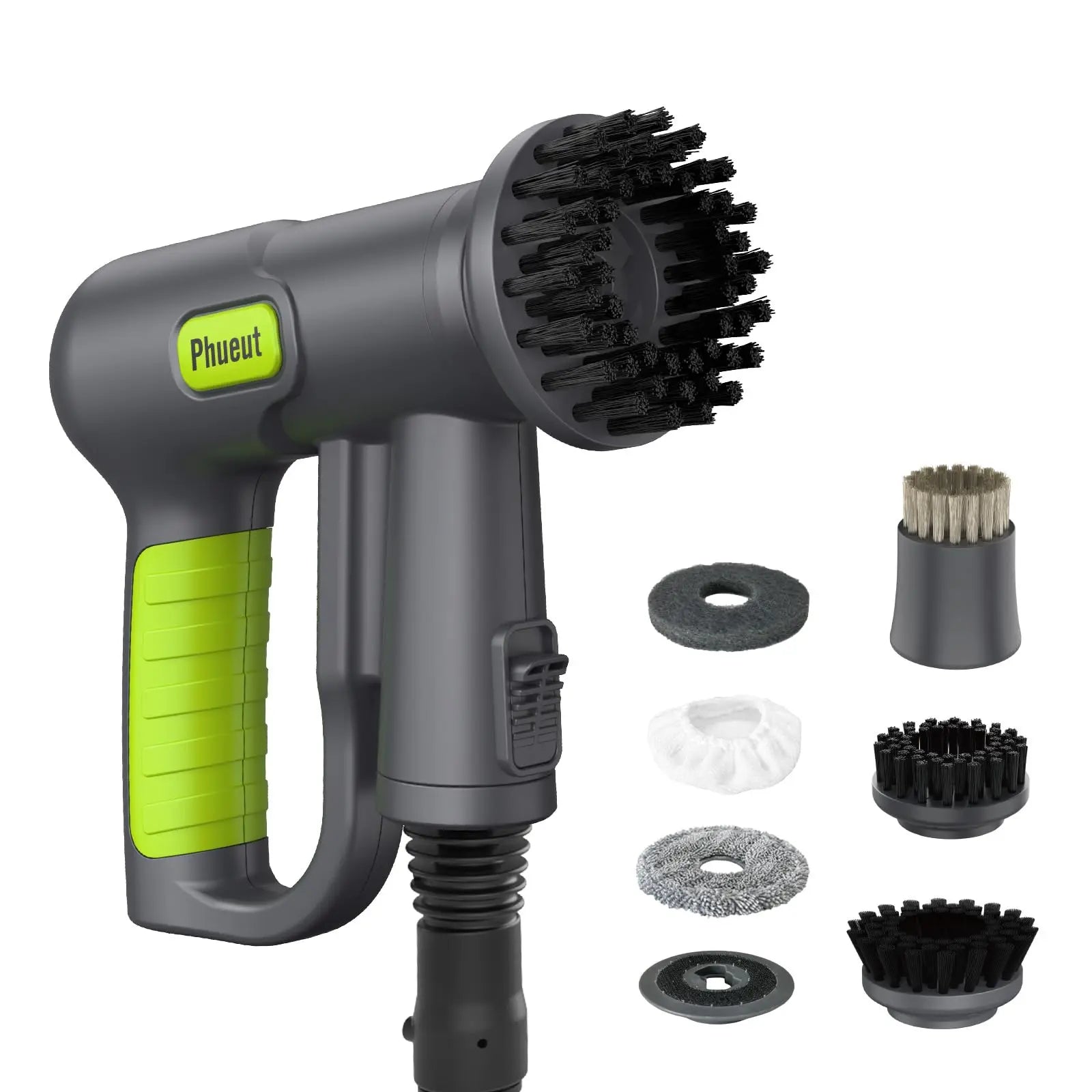 CleanPro Pressurized Handheld Steam Cleaner & Rechargeable Spin Scrubber – Powerful, Portable Cleaning for Every Surface