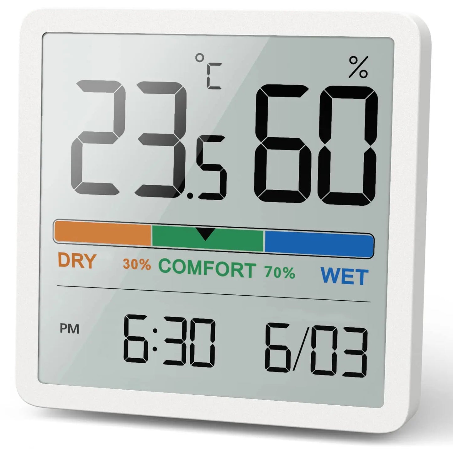 Indoor LCD Digital Thermometer & Hygrometer