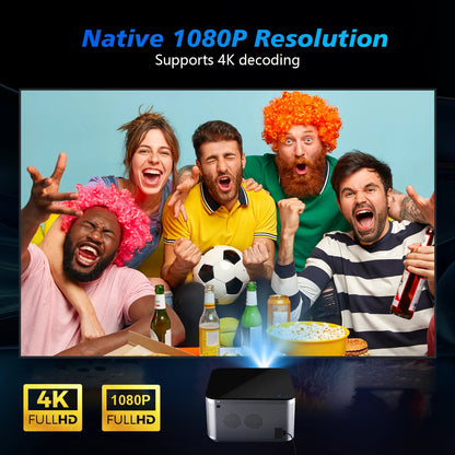 Magcubic 4K Smart Projector – 1080P Full HD, WiFi 6, Voice Control