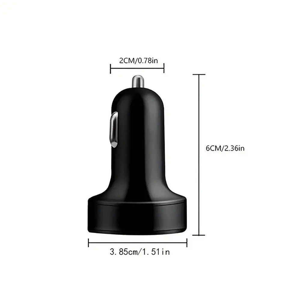 300W 6-Port Car Charger – USB-C PD & QC3.0 with Display