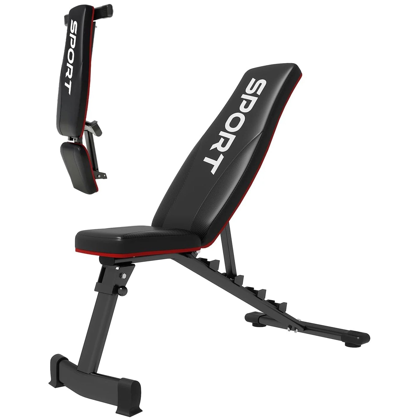 Foldable Incline Weight Bench – 5-Position Home Gym