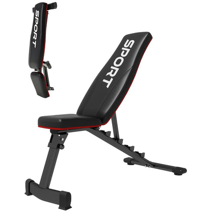 Foldable Incline Weight Bench – 5-Position Home Gym
