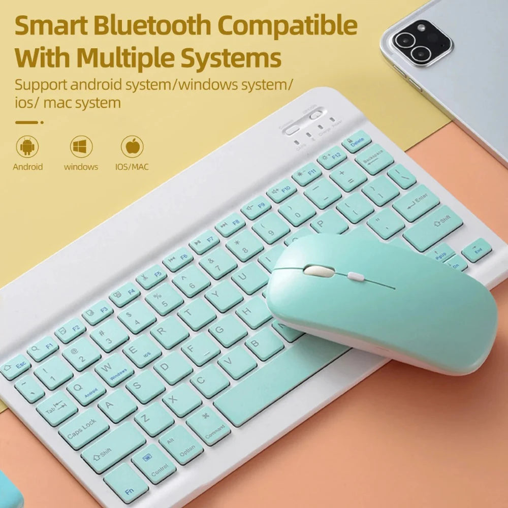Silent Wireless Bluetooth Mouse – Universal Laptop & Tablet