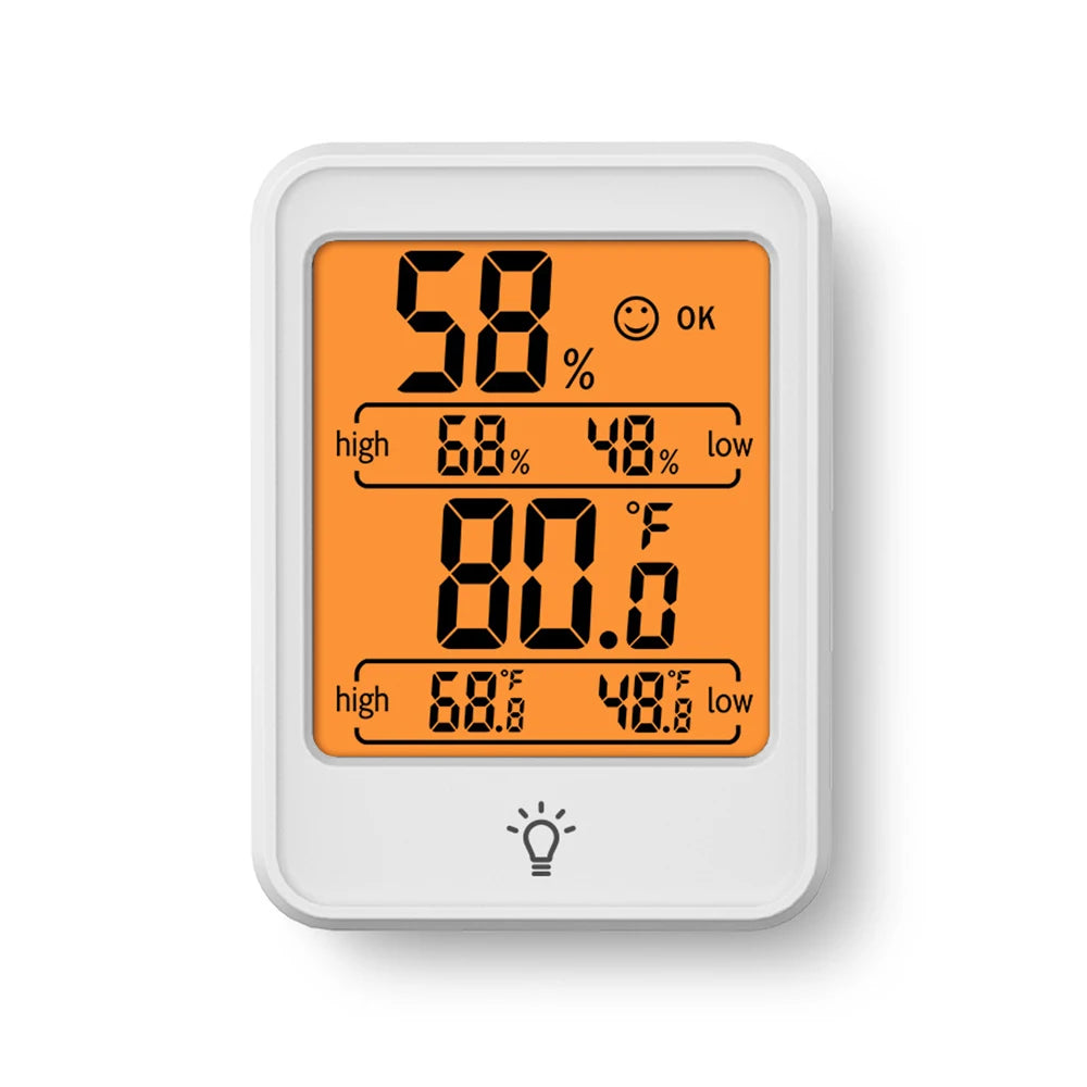 Digital Thermometer & Hygrometer (LCD Display)
