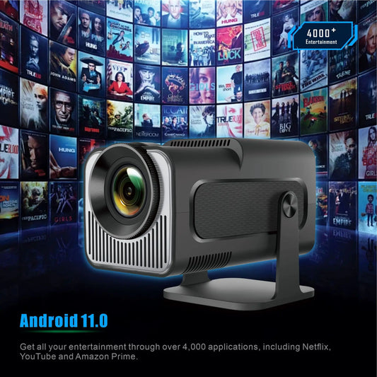 HY320 Portable Projector – 1080P, Android 11, WiFi 6