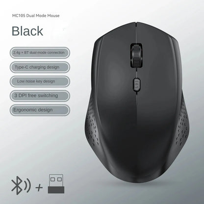 RGB Wireless Gaming Mouse – Bluetooth 5.2 & 2.4G